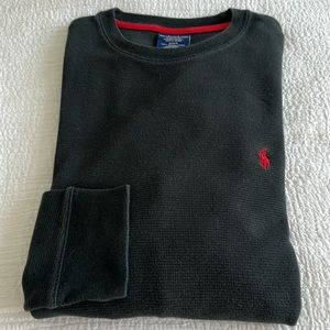 Polo Ralph Lauren, men’s crewneck, thermal, long sleeve, Medium, smoke free home